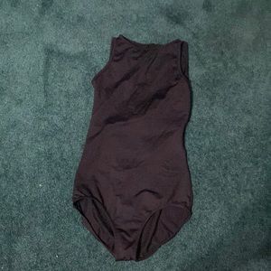 Black high neck with open back leo by revolution size M